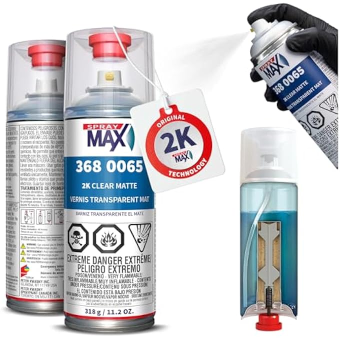Spray max سبراي ماكس USC طلاء شفاف غير لامع 3680065 - Image 1